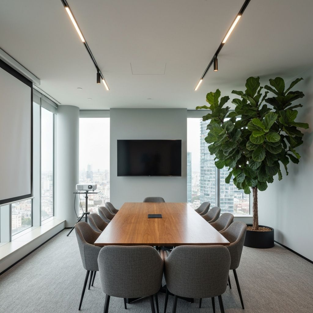 회의실 식물